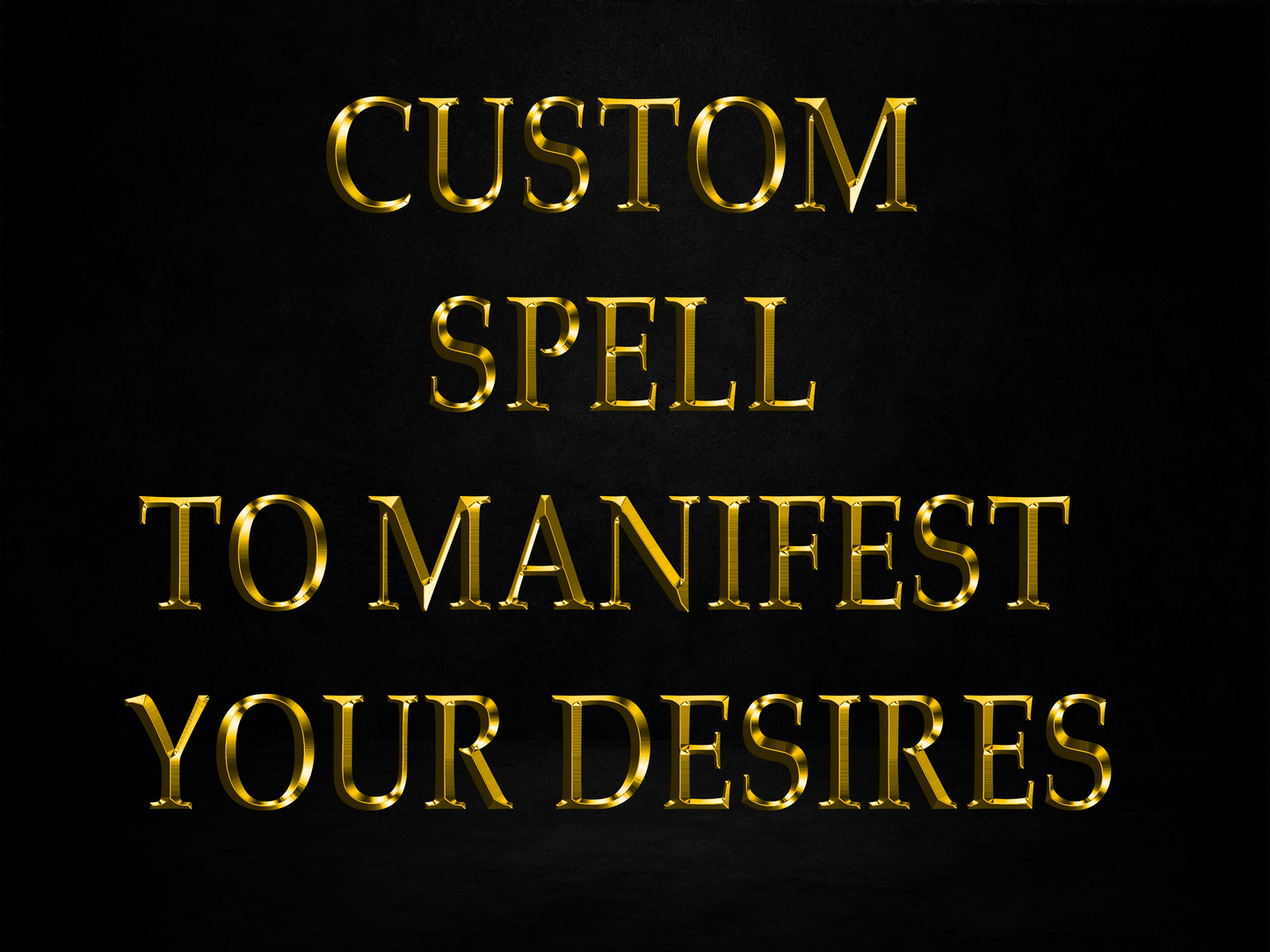 Custom Neuro Spell to Manifest Your Desires