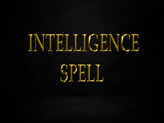 Intelligence spell to increase the reflection
