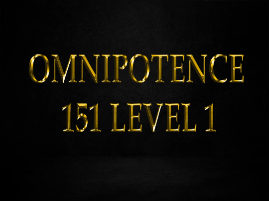 Omnipotence 151 Level 1 Kabbalistic Attunement