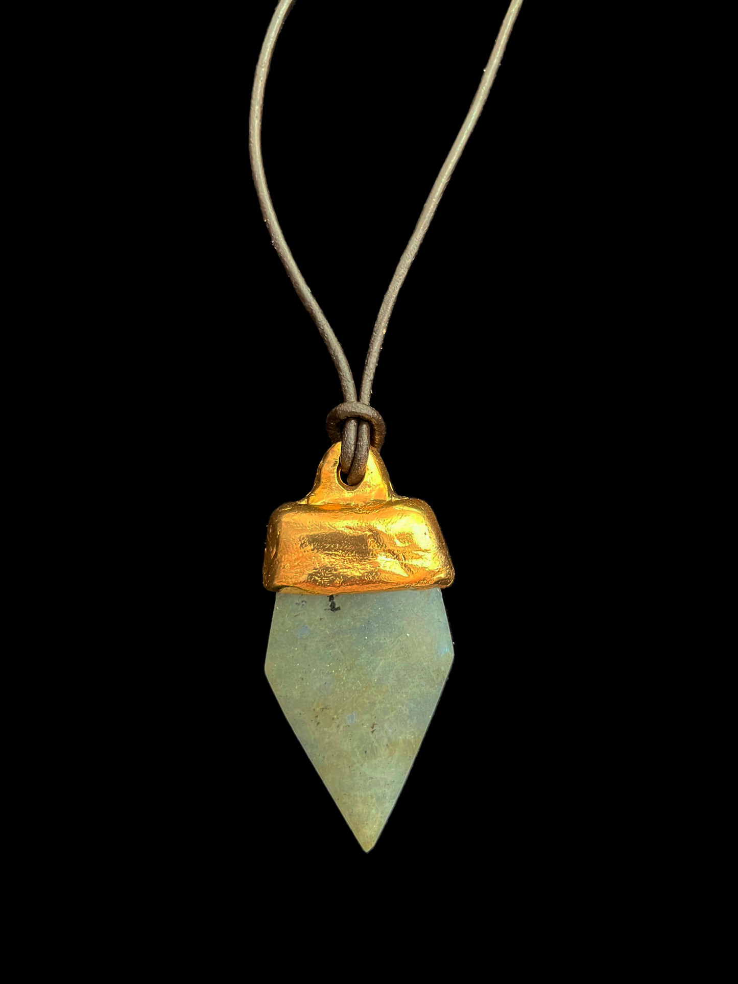 INFUSED NATURAL LABRADORITE MONEY & POWER TALISMAN