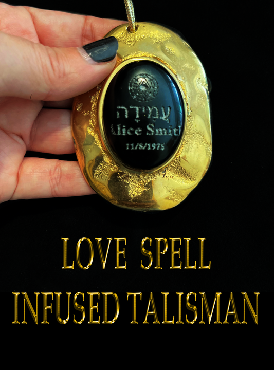 INFUSED OBSIDIAN LOVE TALISMAN